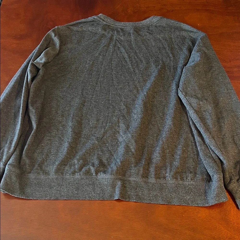 Stars Above Women's super soft hacci heathered Charcoal Sweatshirt - Picture 5 of 5
